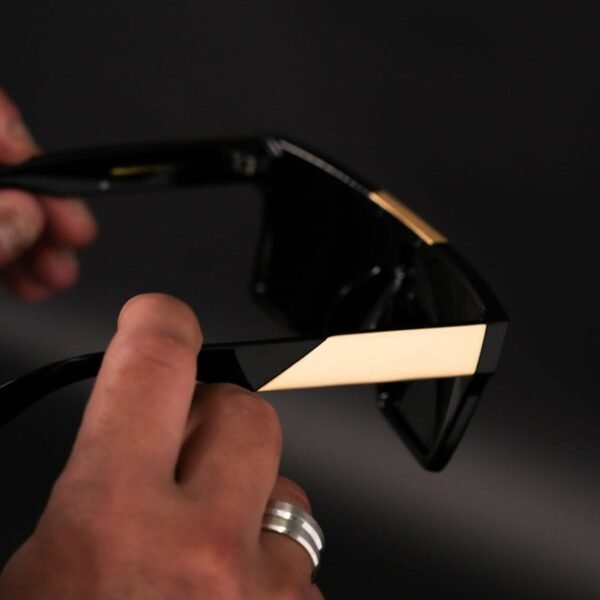 Oversized Rectangle Sunglasses - Image 3