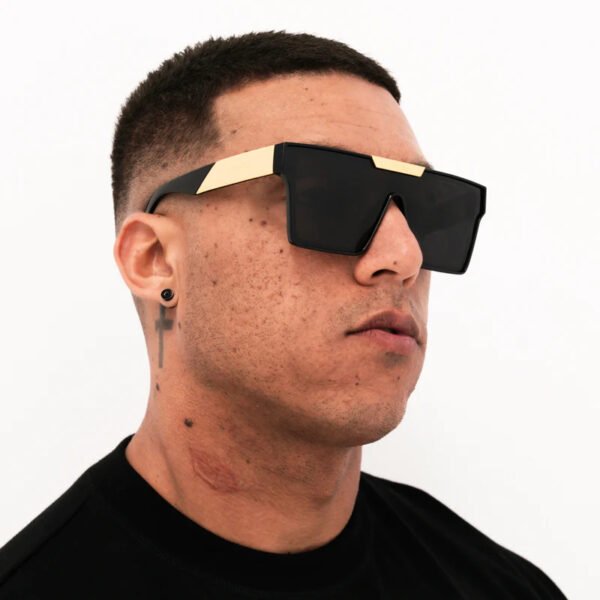 Oversized Rectangle Sunglasses - Image 6