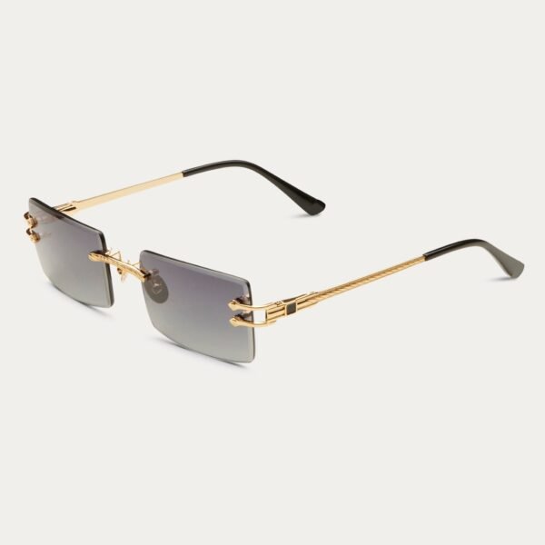 Rimless Rectangle Sunglasses - Image 2