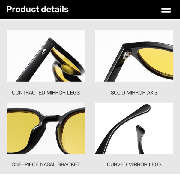 Round Plastic Sunglasses - Image 7