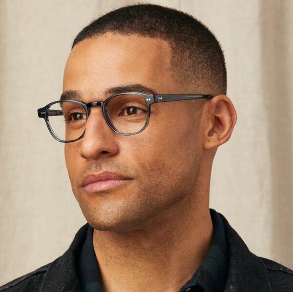 Round Designer Eyeglasses - Image 3